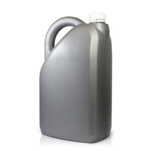 5 Litre Gemstar Silver Plastic Jerry Can & Screw Cap