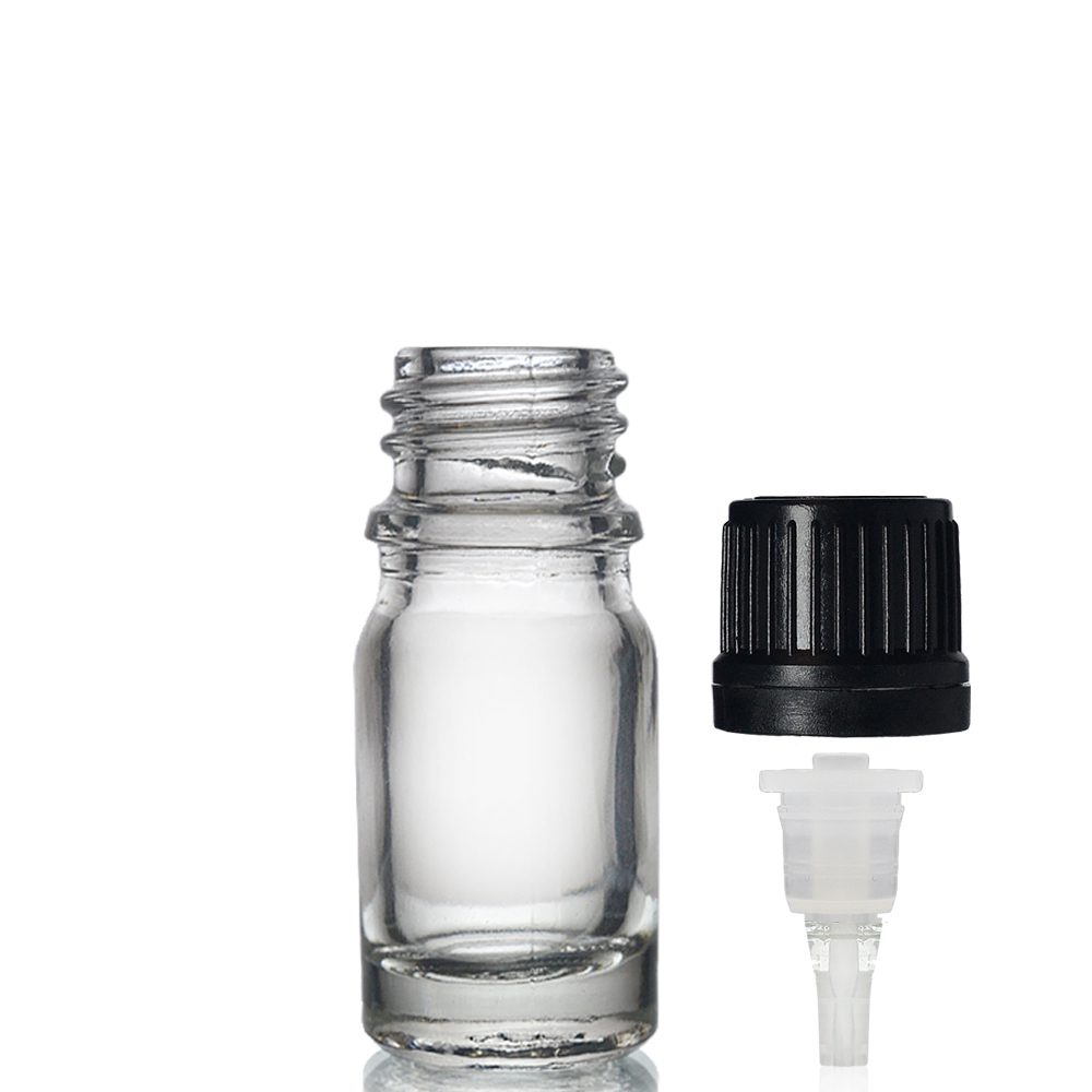 5ml Clear Glass Tamper Evident Dropper Bottle Ampulla Ltd