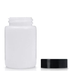 Natural Plastic Jar With Lid