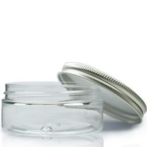 75ml Plastic Jar With Aluminium Screw Lid