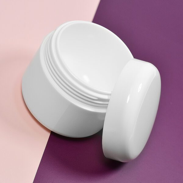 50ml Arese White Cosmetic Jar With Shive And Lid - Image 3