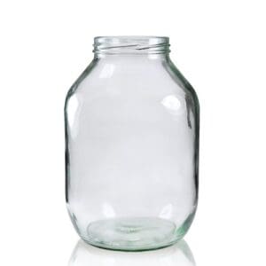 Half Gallon Clear Glass Pickle Jar