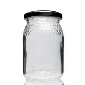380ml Clear Glass Honey Jar With Twist-Off Lid