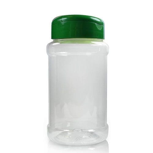 330ml Plastic Spice Jar With Flapper Cap