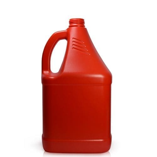 4 Litre Red Plastic Sauce Bottle