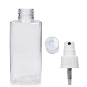 150ml Square Plastic Spray Bottle