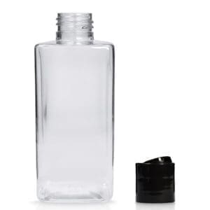 200ml Square Plastic Bottle With Disc-Top Cap