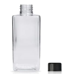200ml Square Plastic Bottle With Cap