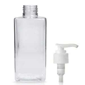 200ml Square Plastic Lotion Bottle