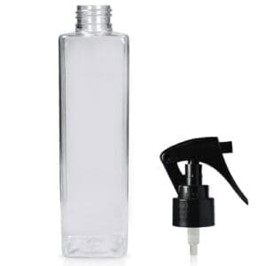 250ml Square Plastic Trigger Spray Bottle