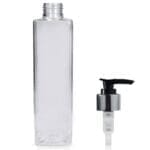 250ml Tall Square Plastic Lotion Bottle