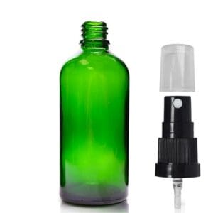 100ml Green Glass Spray Bottle