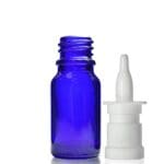 10ml Blue Glass Dropper Bottle & Nasal Spray