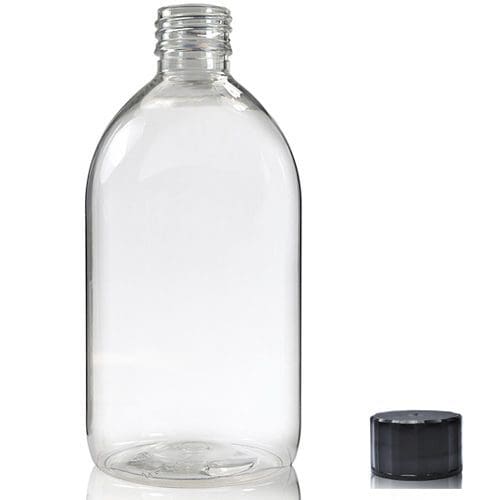 500ml plastic Sirop bottle clear bsc