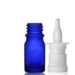 5ml Blue Glass Bottle With Nasal Spray