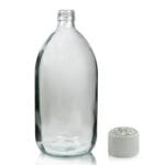 1000ml Clear Glass Sirop Bottles with CR cap