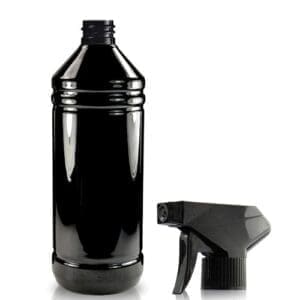 1000ml Black Plastic Trigger Bottle
