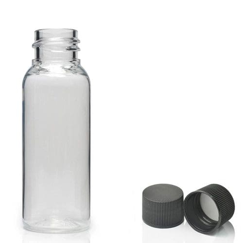 30ml Clear PET Bottle With Screw Cap