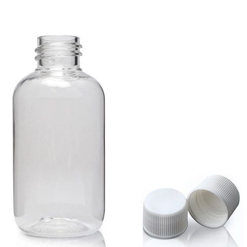 60ml Clear PET Bottle With Screw Cap