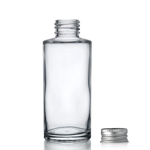 100ml Glass Simplicity Bottle w Aluminium Cap