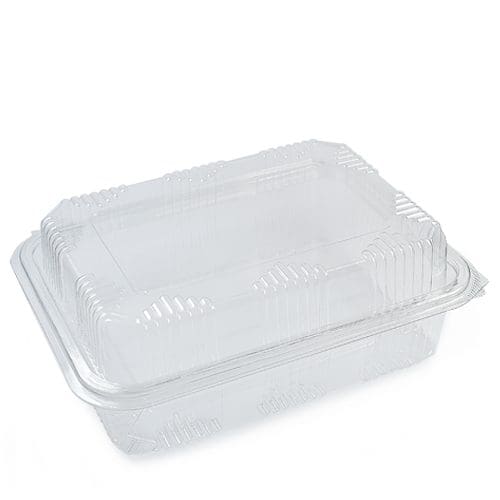 1500cc Disposable Food Container With Hinged Lid