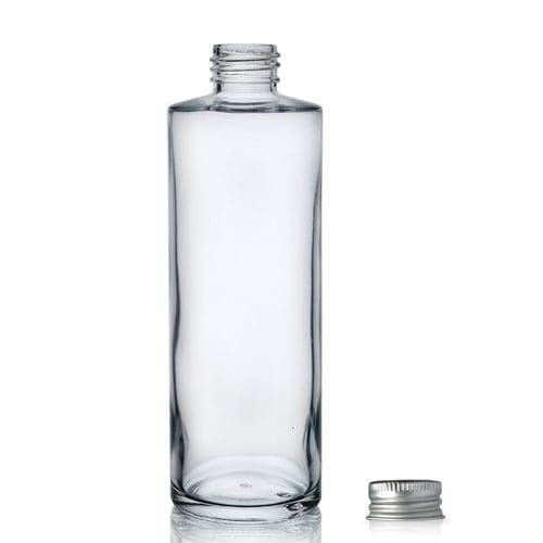 200ml Glass Simplicity Bottle w Aluminium Cap