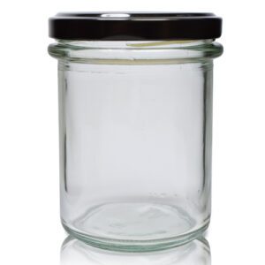 212ml Bonta Clear Glass Food Jar With Lid