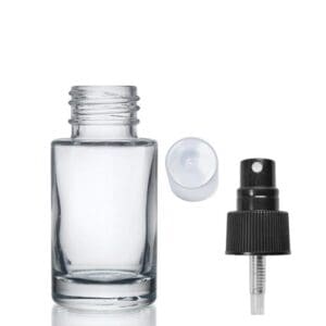 30ml Clear Glass Simplicity Bottle & Atomiser Spray