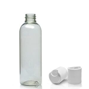 100ml rPET Boston Bottle With Disc Top Cap