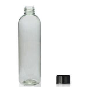 250ml RPET Boston bottle w screw cap