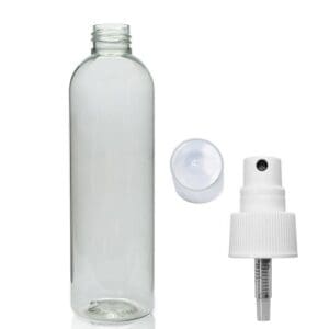 250ml rPET Boston Bottle With Atomiser Spray