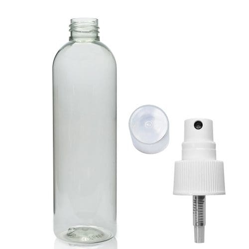 250ml rPET Boston Bottle With Atomiser Spray