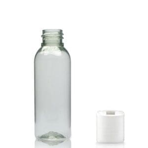 50ml RPET Boston bottle w disc cap