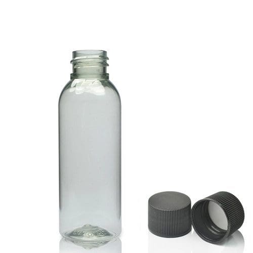 50ml rPET Boston Bottle With Screw Cap