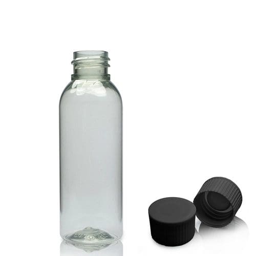 50ml rPET Boston Bottle With Screw Cap