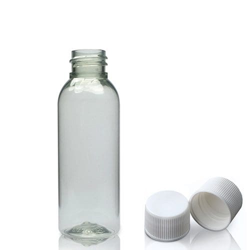 50ml rPET Boston Bottle With Screw Cap
