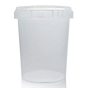 520ml Clear Plastic Food Pot with T/E Lid