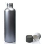 100ml Silver Plastic Bottle