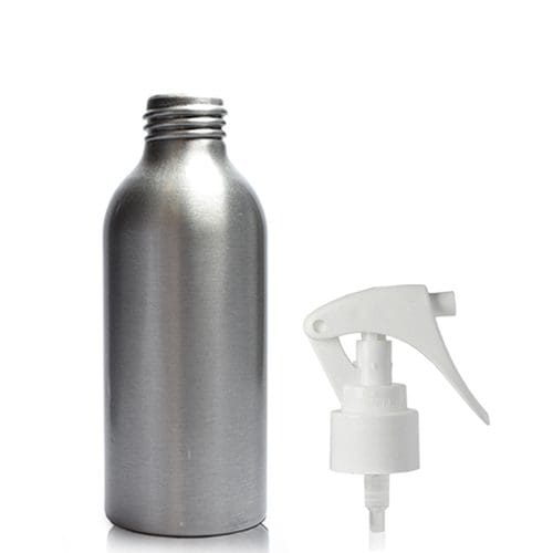 125ml aluminium bottle with mini spray