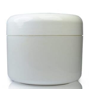 150ml white Arese Jar with lid