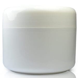 200ml white Arese Jar with lid