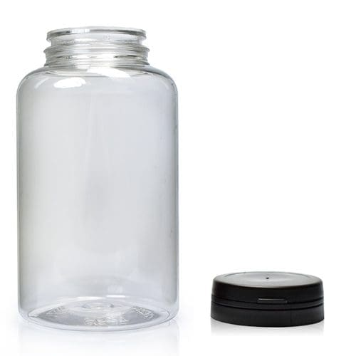 250ml Plastic Pill Jar with lid