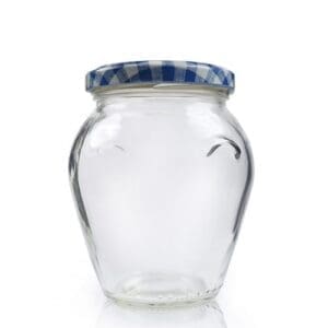 314ml Orcio Glass Jar With Patterned Lid