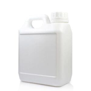 1L White plastic jerrycan