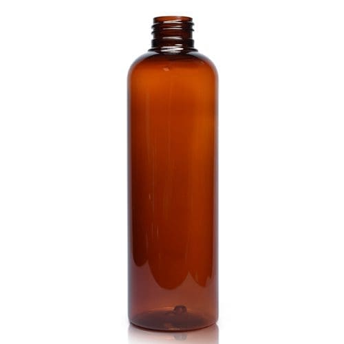 250ml amber plastic bottle