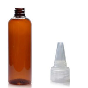 150ml Amber Plastic Bottle With Spout