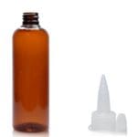 150ml Amber Plastic Bottle With Spout