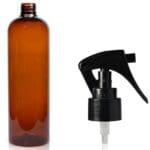 500ml Amber Plastic Trigger Bottle