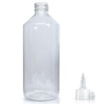500ml Clear Plastic Bottle & Spout Cap