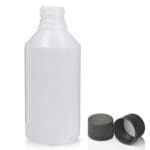 100ml HDPE Bottle In Natural Plastic With Screw Cap